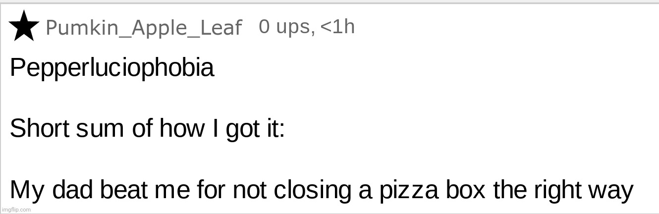 Spire's Pepperluciophobia | image tagged in spire's pepperluciophobia | made w/ Imgflip meme maker