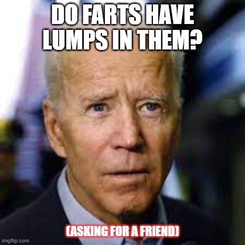 DO FARTS HAVE LUMPS IN THEM? (ASKING FOR A FRIEND) | made w/ Imgflip meme maker