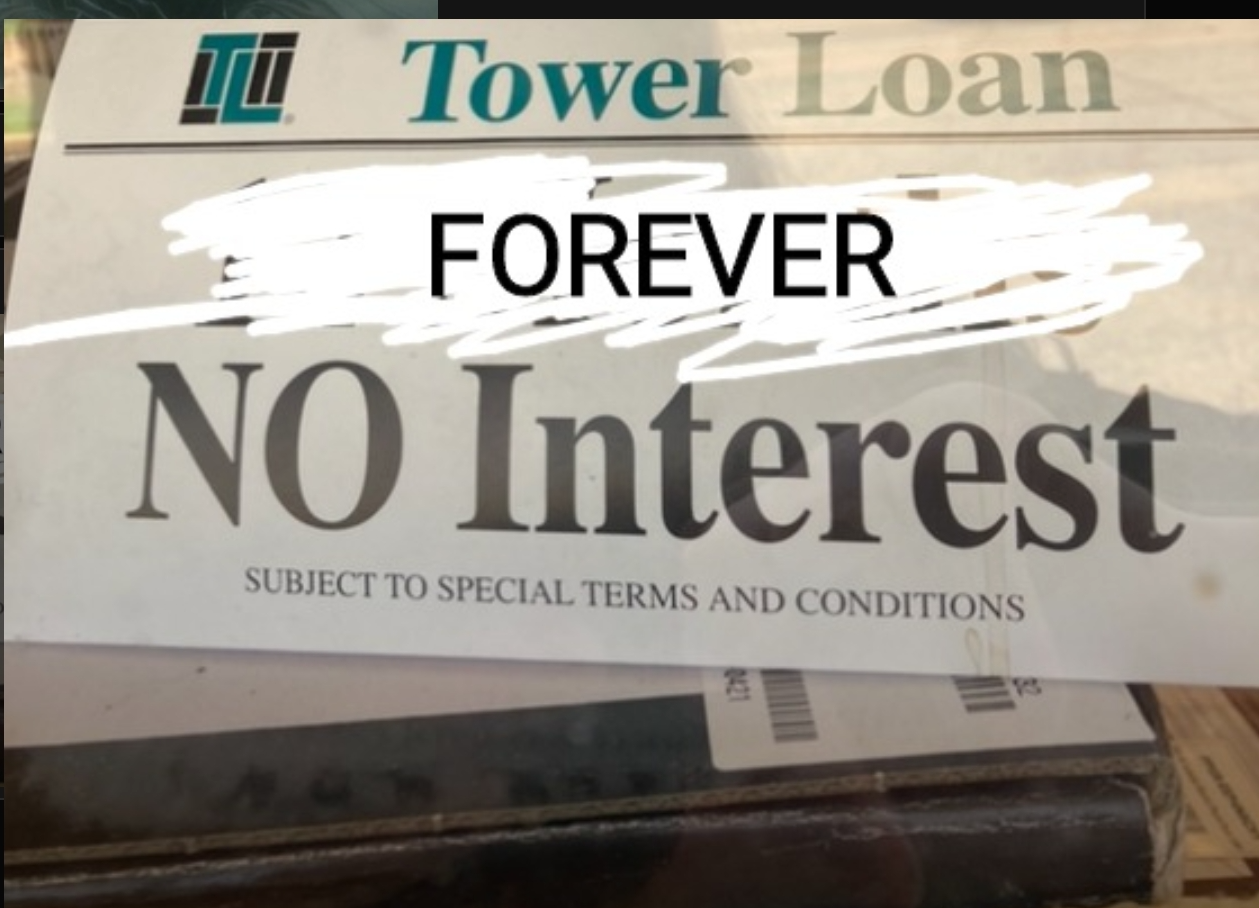 High Quality Forever NO Interest Blank Meme Template