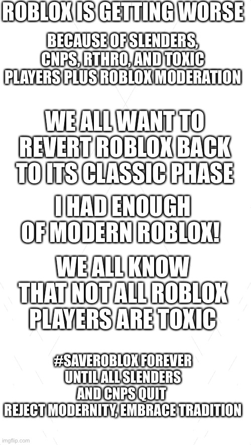 Roblox Slenders and CnPs - Imgflip