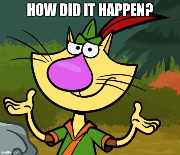 Confused Nature Cat 2 | HOW DID IT HAPPEN? | image tagged in confused nature cat 2 | made w/ Imgflip meme maker