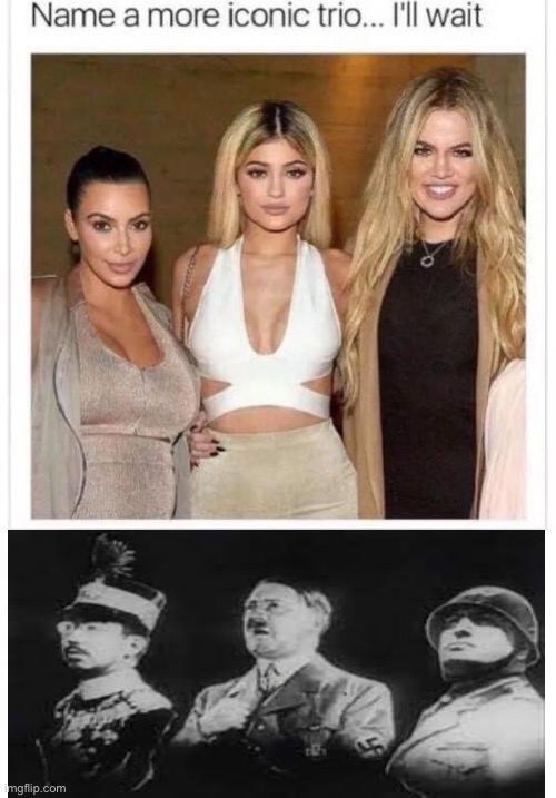 Name a More Iconic Trio | image tagged in name a more iconic trio,ww2 | made w/ Imgflip meme maker