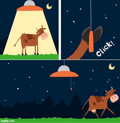 I thought it was an ufo | image tagged in comics | made w/ Imgflip meme maker