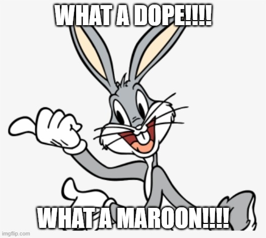 What a dope. What a maroon!!! | WHAT A DOPE!!!! WHAT A MAROON!!!! | image tagged in what a dope what a maroon | made w/ Imgflip meme maker