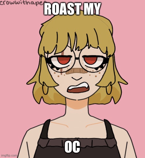 Roast her. | ROAST MY; OC | image tagged in roast | made w/ Imgflip meme maker