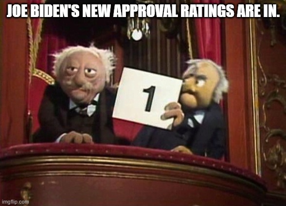 McCall Team Approval Rating | JOE BIDEN'S NEW APPROVAL RATINGS ARE IN. | image tagged in mccall team approval rating | made w/ Imgflip meme maker