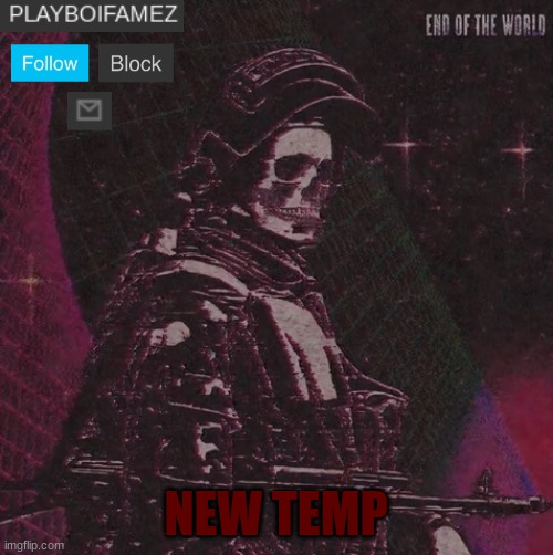my first actual temp i might use | NEW TEMP | image tagged in playbois announcement temp | made w/ Imgflip meme maker