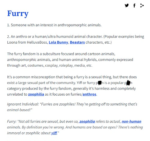 Furry Definition Blank Meme Template
