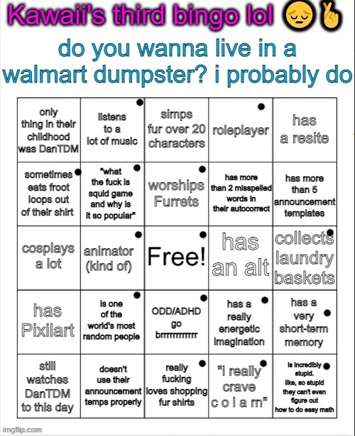 some sort of bingo except its not a bingo or is it | image tagged in some sort of bingo except its not a bingo or is it | made w/ Imgflip meme maker