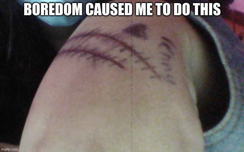 BOREDOM CAUSED ME TO DO THIS | made w/ Imgflip meme maker