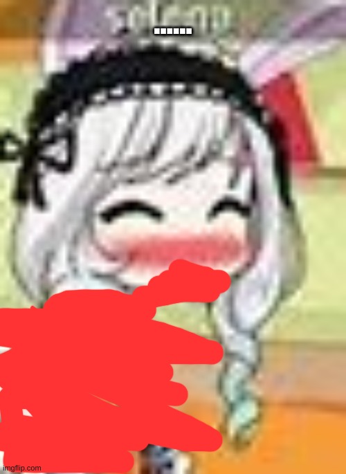 Gacha studio white hair student | ...... | image tagged in gacha studio white hair student | made w/ Imgflip meme maker