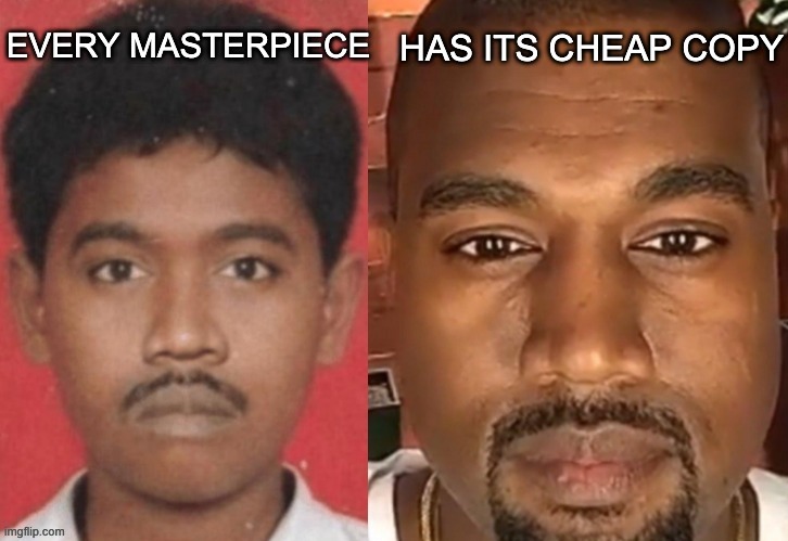 Kanye North VS Kanye South | image tagged in kanye north vs kanye south | made w/ Imgflip meme maker