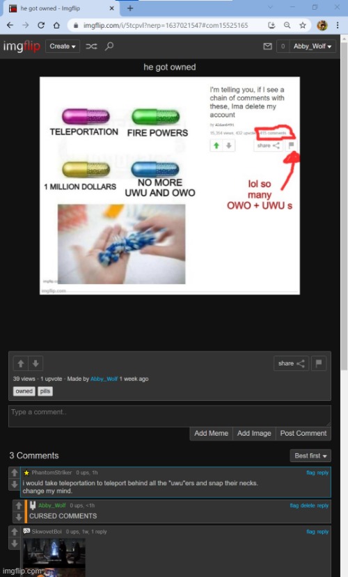 cursed comment | made w/ Imgflip meme maker