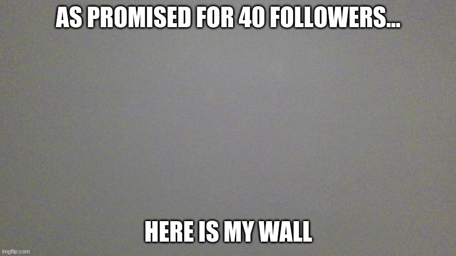 AS PROMISED FOR 40 FOLLOWERS... HERE IS MY WALL | made w/ Imgflip meme maker