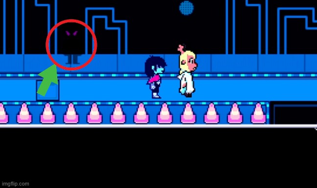 I swear this isn't photoshopped | image tagged in deltarune,delta,dune | made w/ Imgflip meme maker