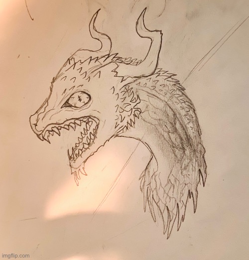 Work in progress >:D | image tagged in drawing,dragons,dark | made w/ Imgflip meme maker