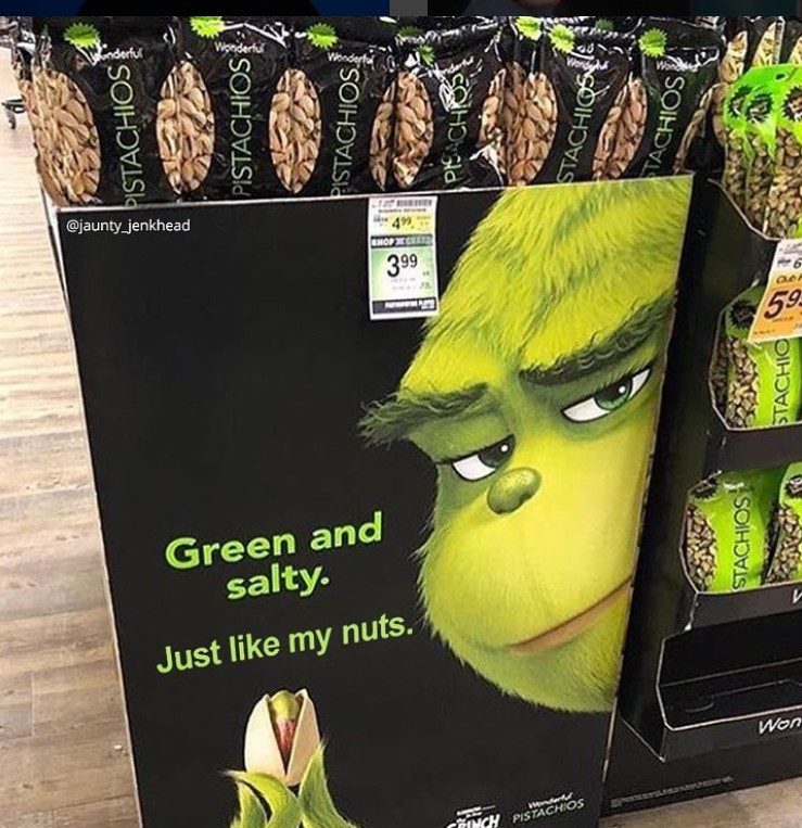 Green nuts Blank Meme Template