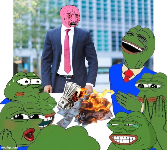 $$burn | image tagged in burning money | made w/ Imgflip meme maker