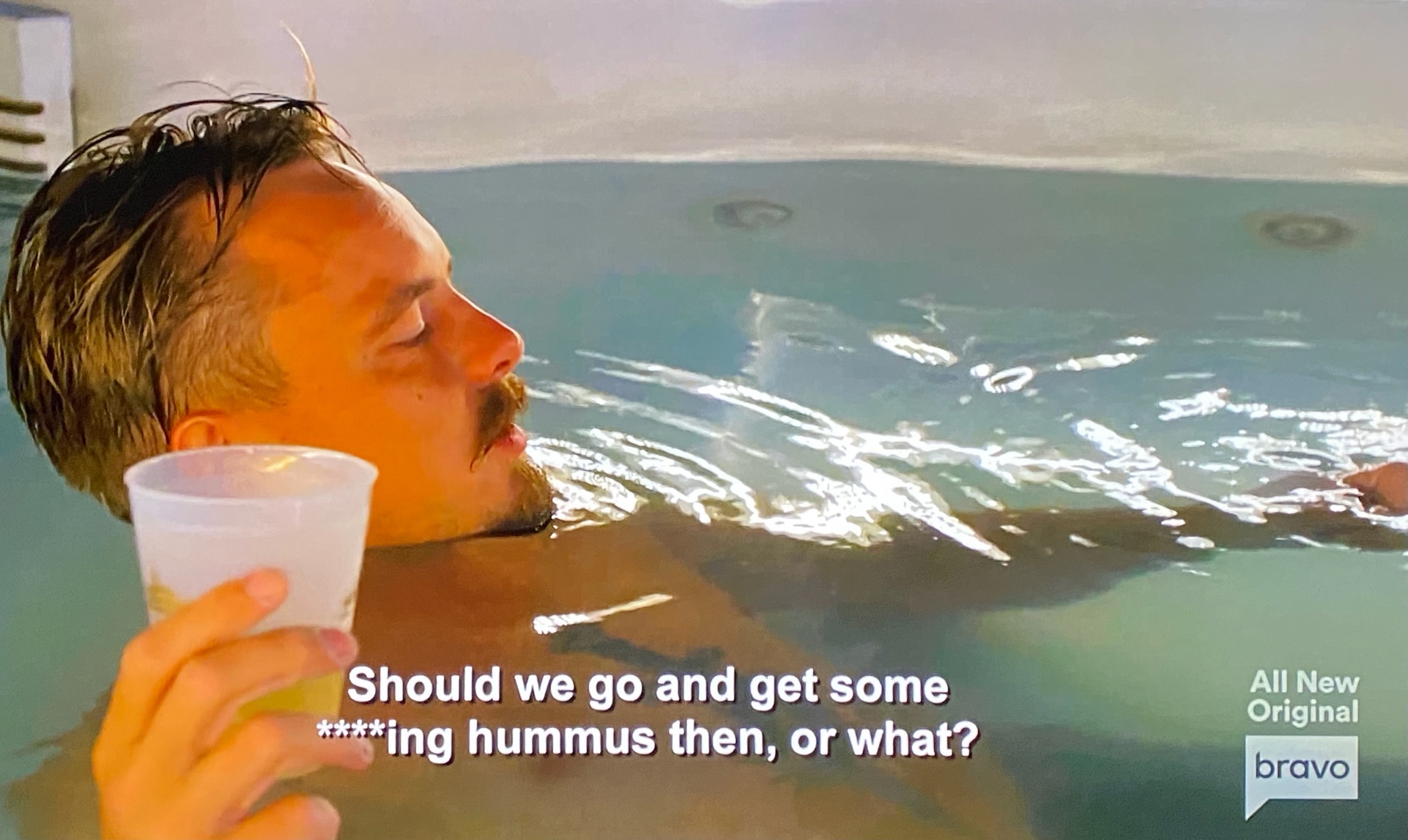 Below Deck hummus hot tub Blank Meme Template