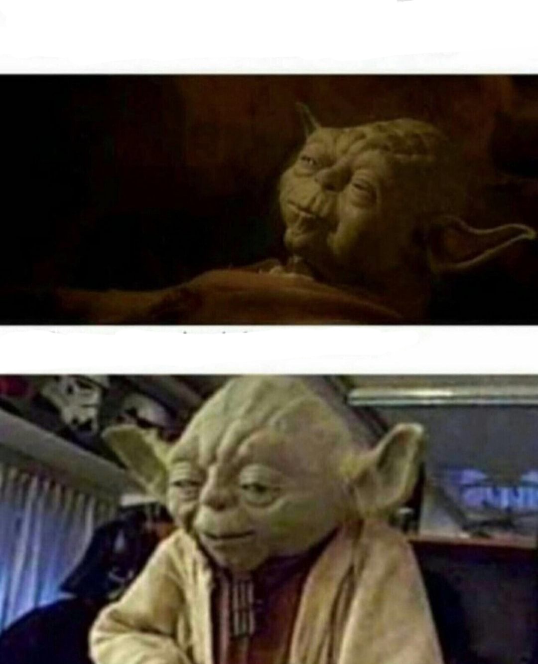 High Quality Yoda Going Back for More Blank Meme Template