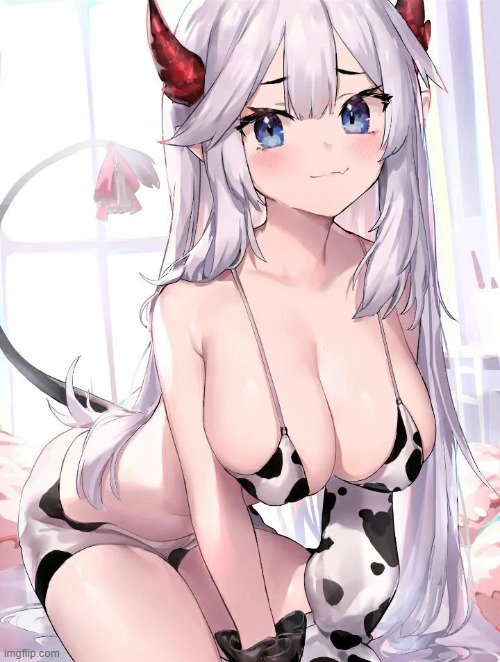 Cow Vei | image tagged in vtuber,hentai | made w/ Imgflip meme maker