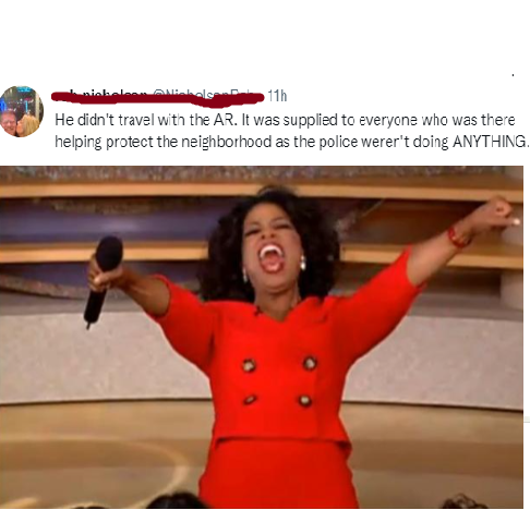 Dumb Tweet Oprah Blank Meme Template