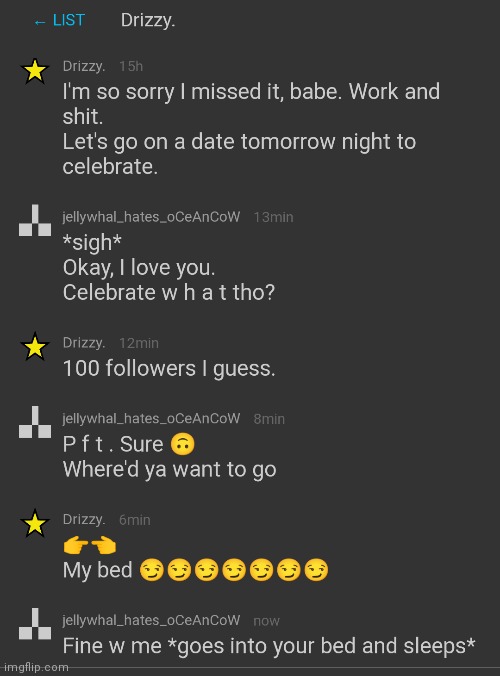 I- I'm not even dating him... | made w/ Imgflip meme maker