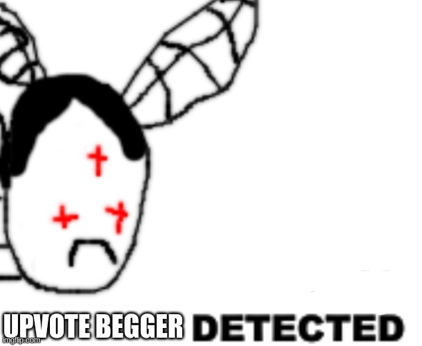 BLANK DETECTED | UPVOTE BEGGER | image tagged in blank detected | made w/ Imgflip meme maker