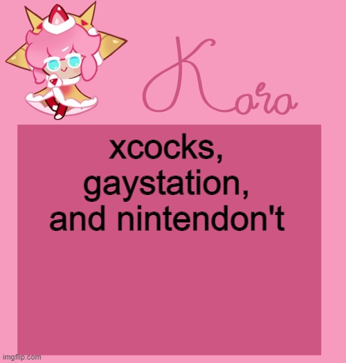 h | xcocks, gaystation, and nintendon't | image tagged in h | made w/ Imgflip meme maker