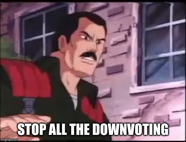 STOP ALL THE DOWNVOTING | made w/ Imgflip meme maker