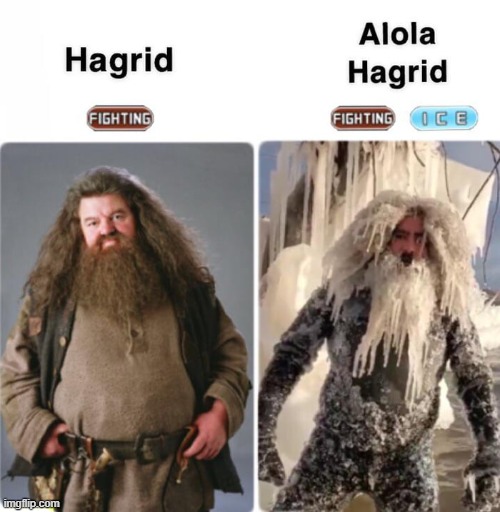 Hagrid is evolving | image tagged in hagrid | made w/ Imgflip meme maker