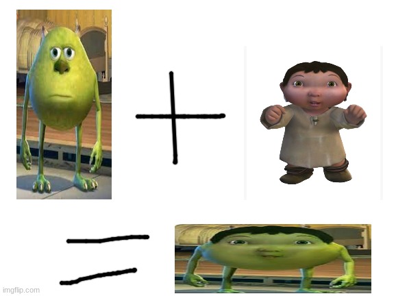 shrek kidfromiceage wazowski | image tagged in starter pack | made w/ Imgflip meme maker