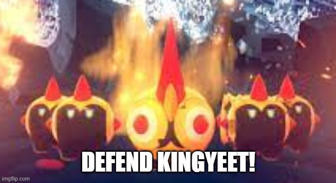 Falinks No Retreat | DEFEND KINGYEET! | image tagged in falinks no retreat | made w/ Imgflip meme maker