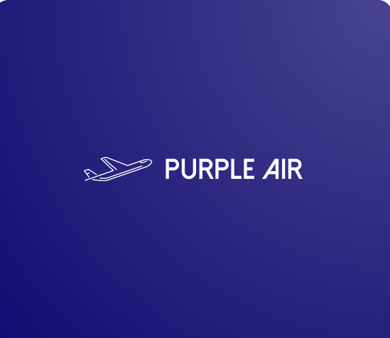 Purple Air Logo Blank Meme Template