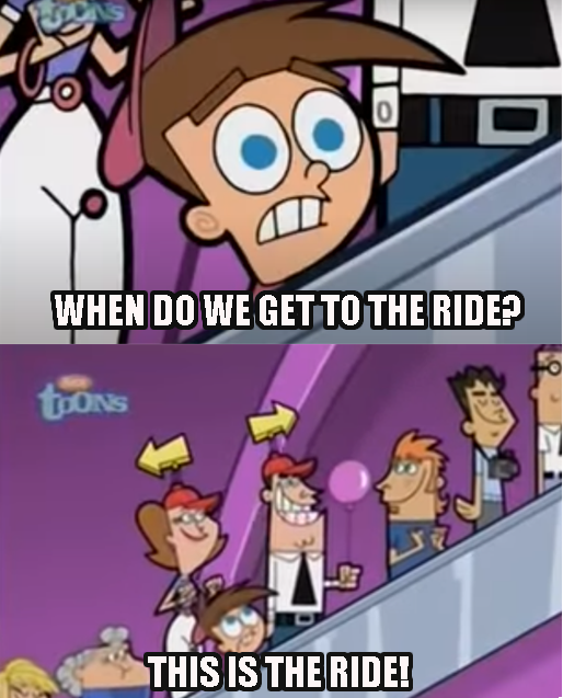 High Quality This is the ride Blank Meme Template