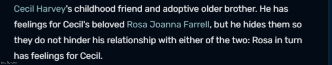 Kain has feelings for Rosa yet Rosa has feelings for Cecil | made w/ Imgflip meme maker