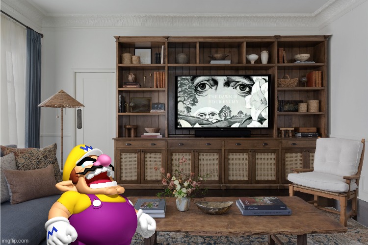 Wario dies after seeing the dawn is your enemy.mp3 | image tagged in wario dies,wario,the dawn is your enemy,adult swim,memes | made w/ Imgflip meme maker