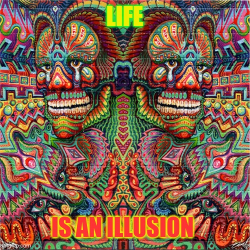 LIFE IS AN ILLUSION | made w/ Imgflip meme maker