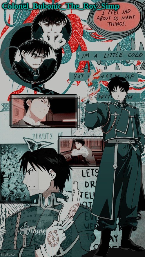 Yes another Roy Mustang temp don't worry about it Blank Meme Template