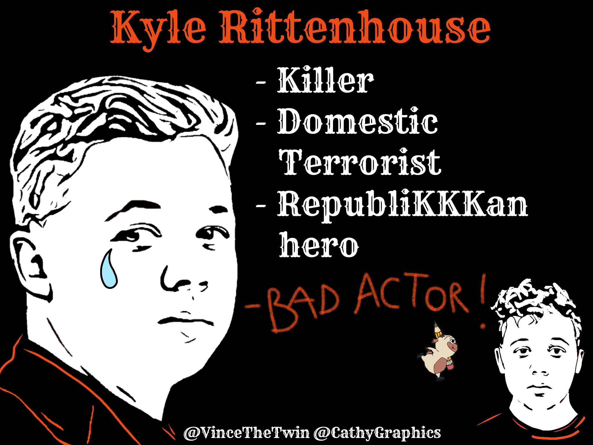 ​Kyle Rittenhouse tear Blank Meme Template