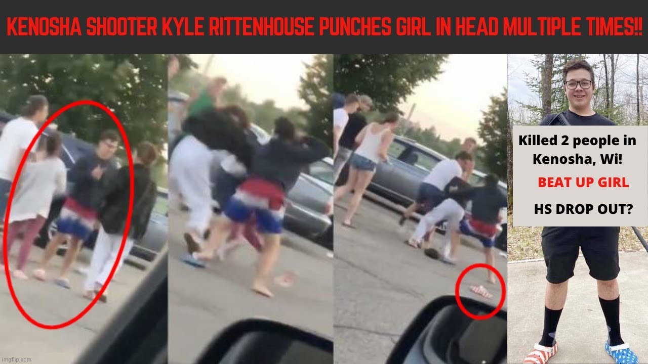 image tagged in rittenhouse fight girl,kyle rittenhouse hit teen girl,kyle rittenhouse,crocs | made w/ Imgflip meme maker