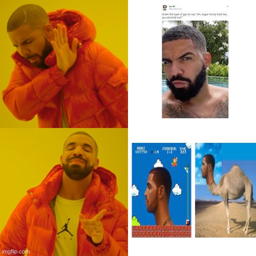 image tagged in memes,drake hotline bling | made w/ Imgflip meme maker