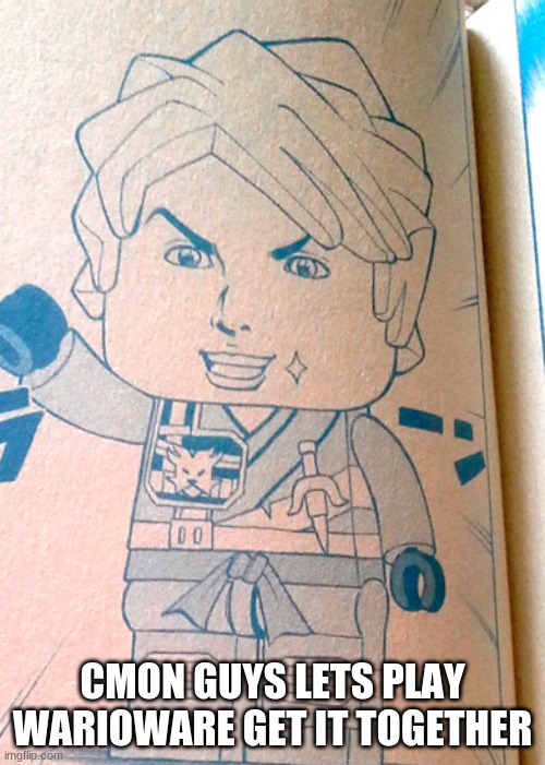 Jojo Lloyd | CMON GUYS LETS PLAY WARIOWARE GET IT TOGETHER | image tagged in jojo lloyd | made w/ Imgflip meme maker