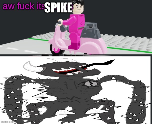 w i d e spike | SPIKE | made w/ Imgflip meme maker