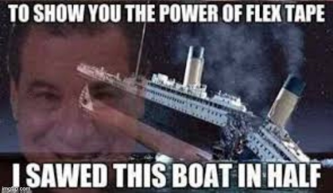 phil swift on the titanic | image tagged in phil swift on the titanic | made w/ Imgflip meme maker