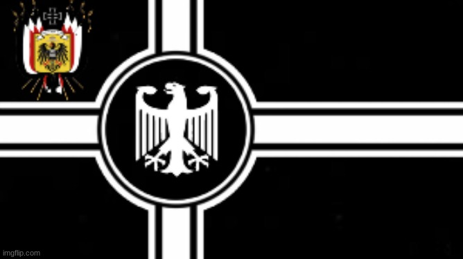 made a flag for my fictional country called the Übermensch | image tagged in germany | made w/ Imgflip meme maker