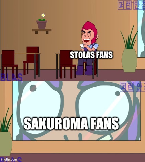 Colt drinking coffee | STOLAS FANS; SAKUROMA FANS | image tagged in colt drinking coffee | made w/ Imgflip meme maker