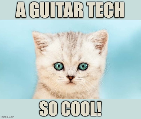 A GUITAR TECH SO COOL! | made w/ Imgflip meme maker