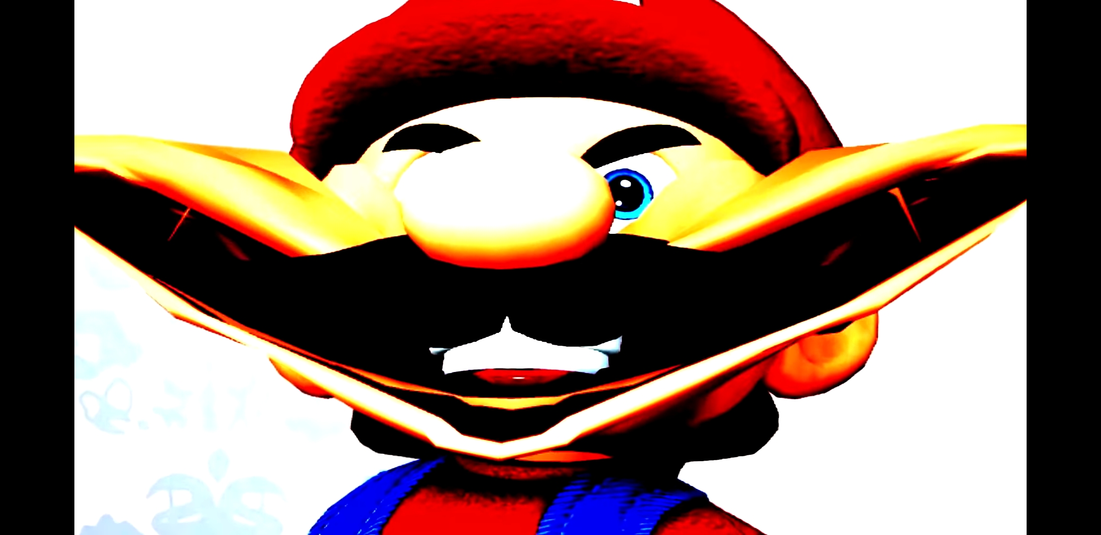 High Quality Smile for the camera Mario Blank Meme Template
