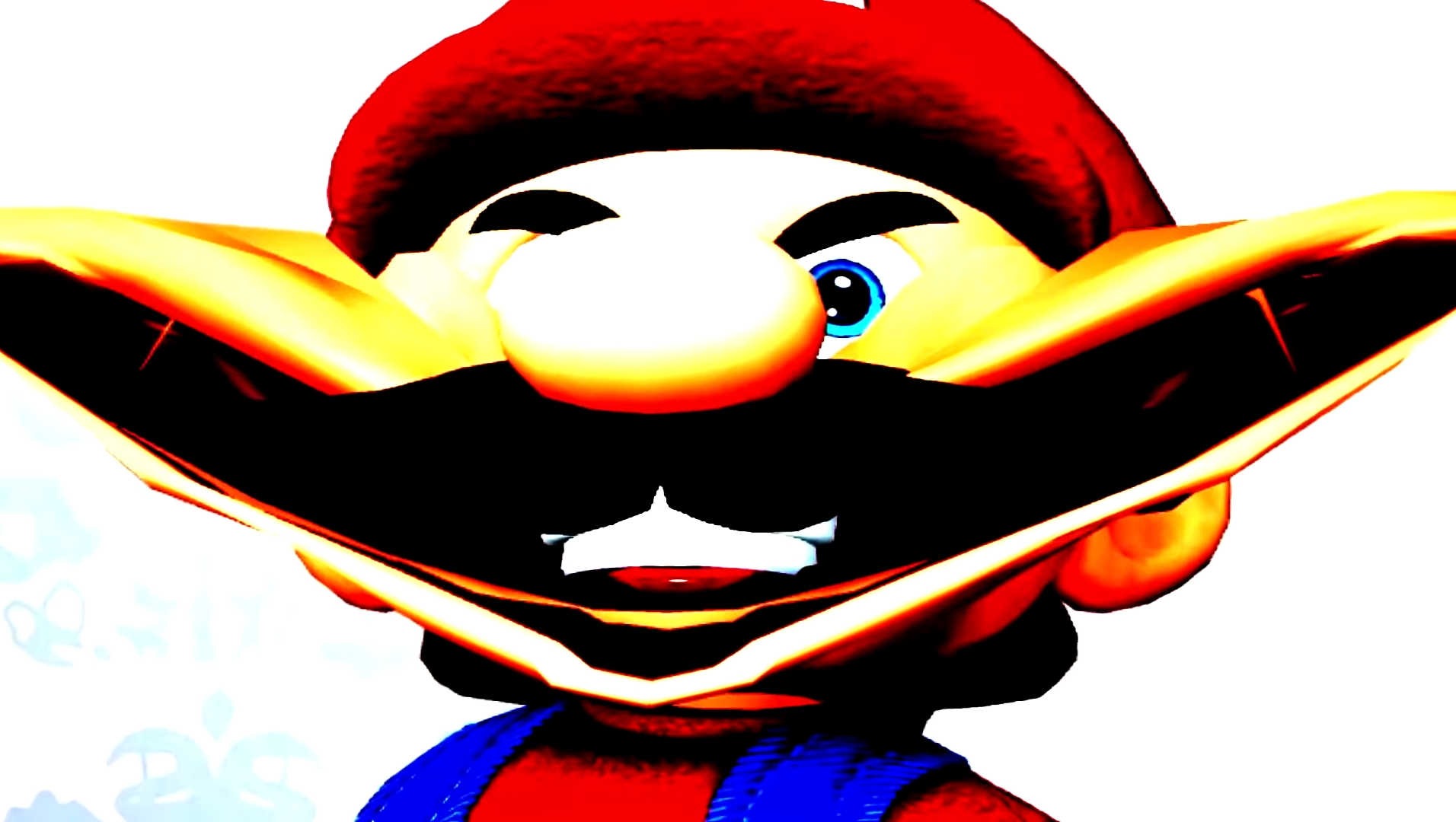 High Quality Smile for the camera Mario Blank Meme Template